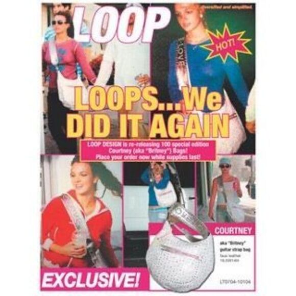 Loop NYC Courtney Rock Rose Sling Bag NWOT - Picture 15 of 16